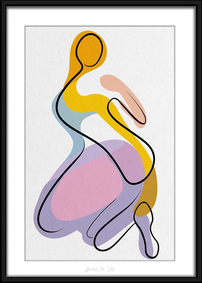 Abstract Line and colour