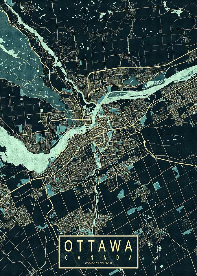 Ottawa City Map Summer