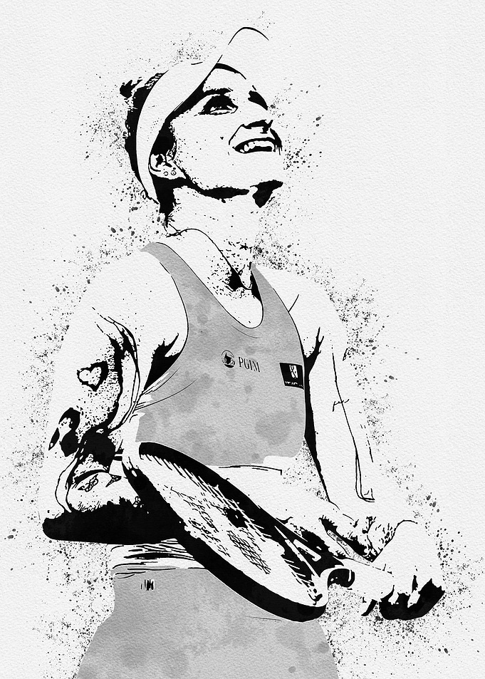 Marketa Vondrousova Paint