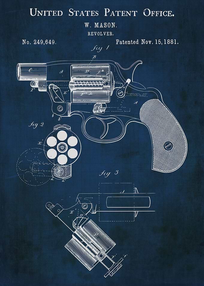 Blueprint vintage 1881
