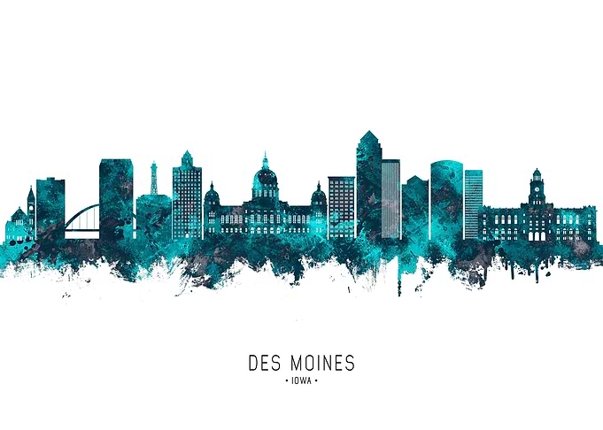 Des Moines Skyline