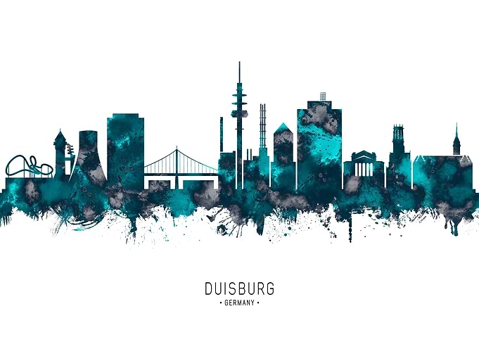 Duisburg Skyline