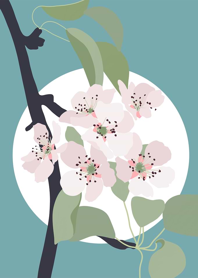 Flowery moon
