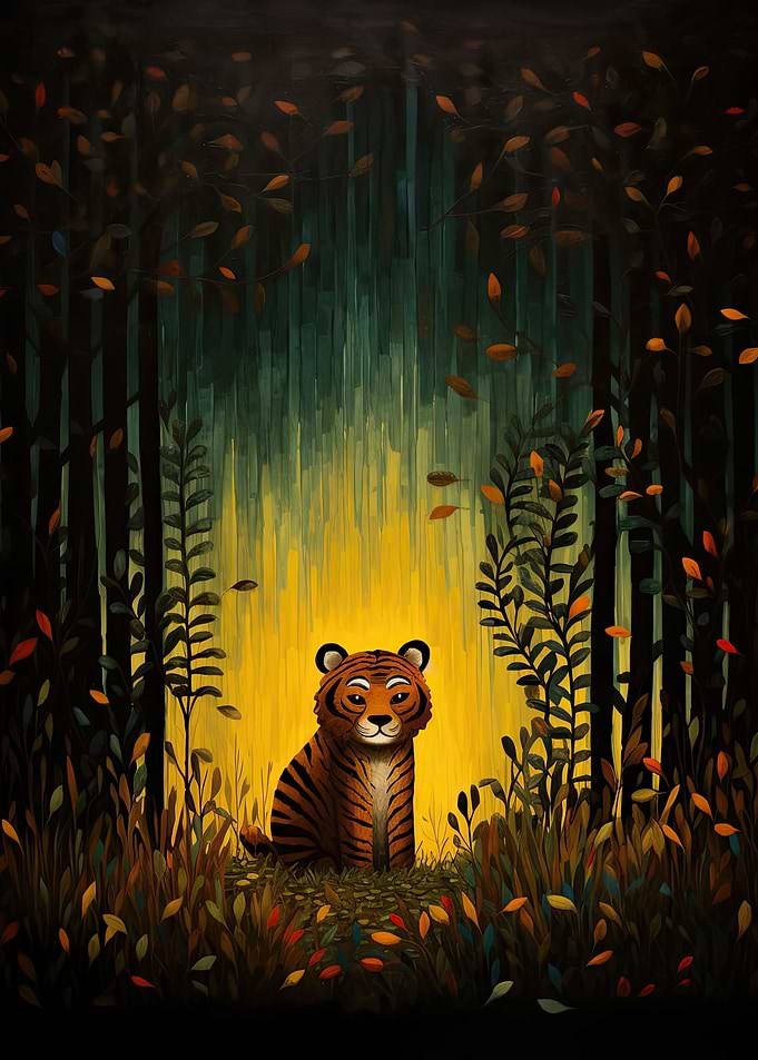 Little tiger cub