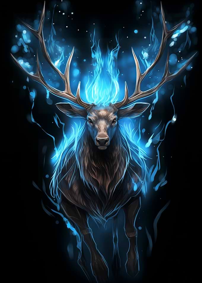 Frosted Antler Elk