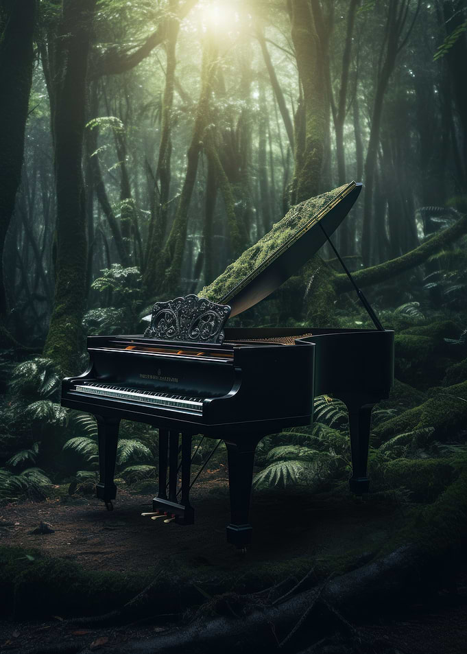 Piano in a Forest 1