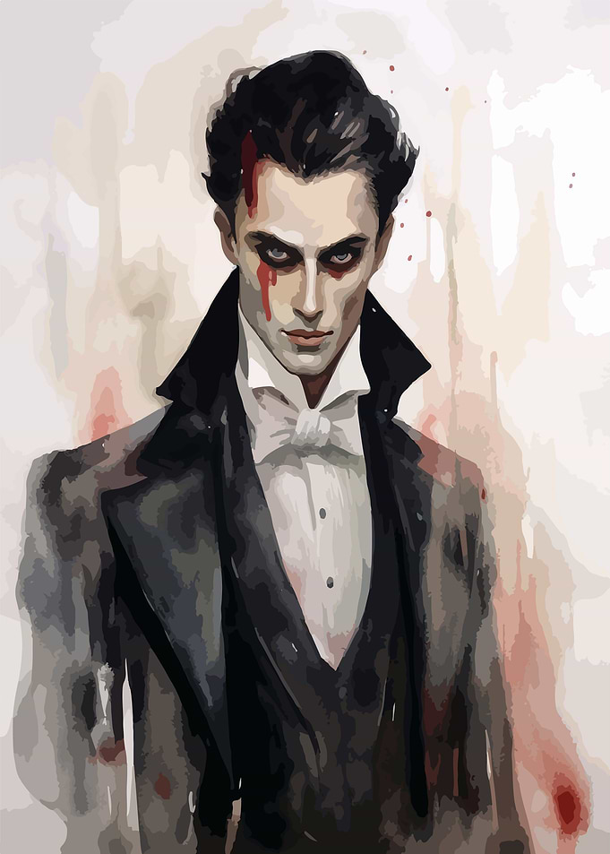 Vampire Watercolor