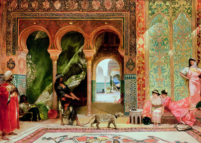 A royal palace in Morocco