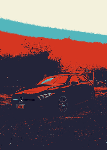 Mercedes Pop Art