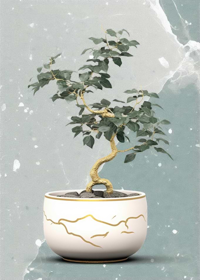 Abstract Gold Decor