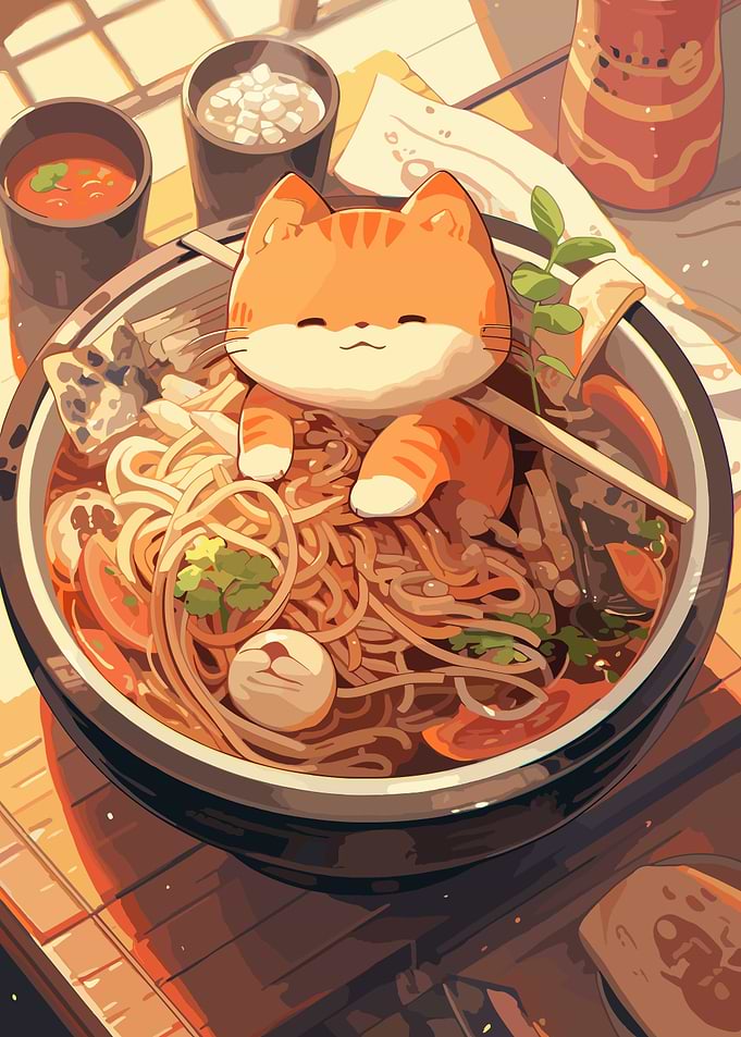 Ramen Cat