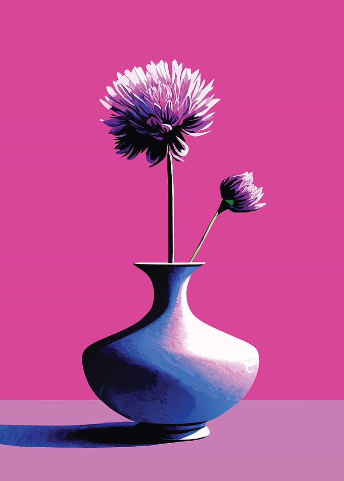 Still Life Flower and Vase