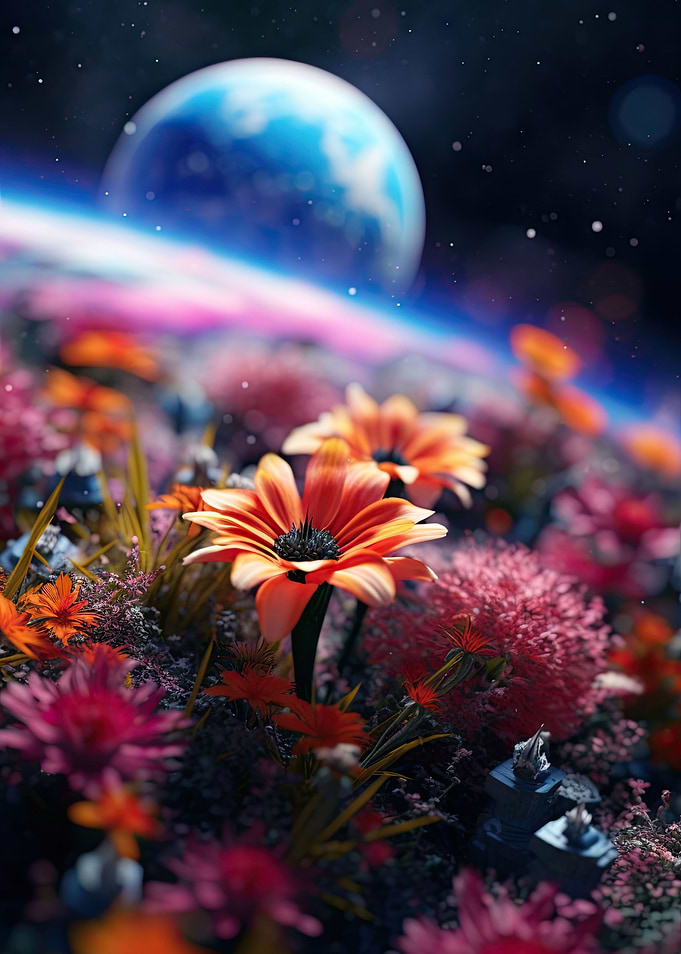 Flowers in Space