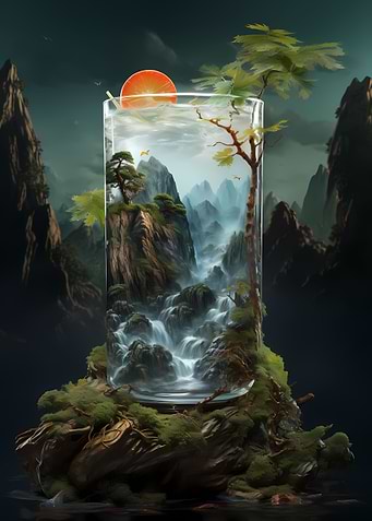 Nature Alcohol Cocktail