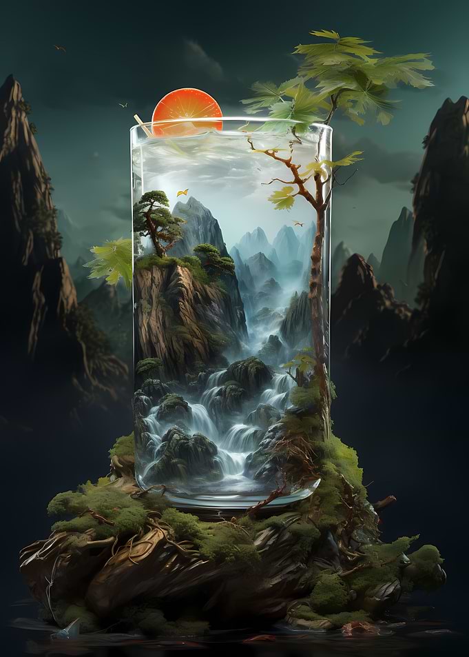 Nature Alcohol Cocktail