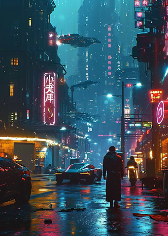 A Walk In Night City