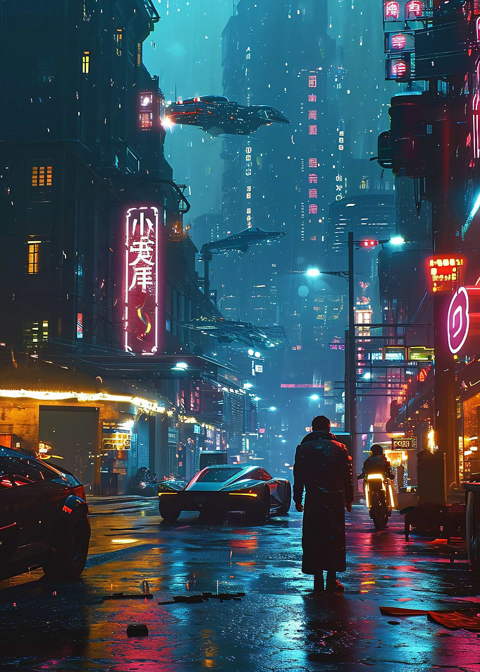 A Walk In Night City