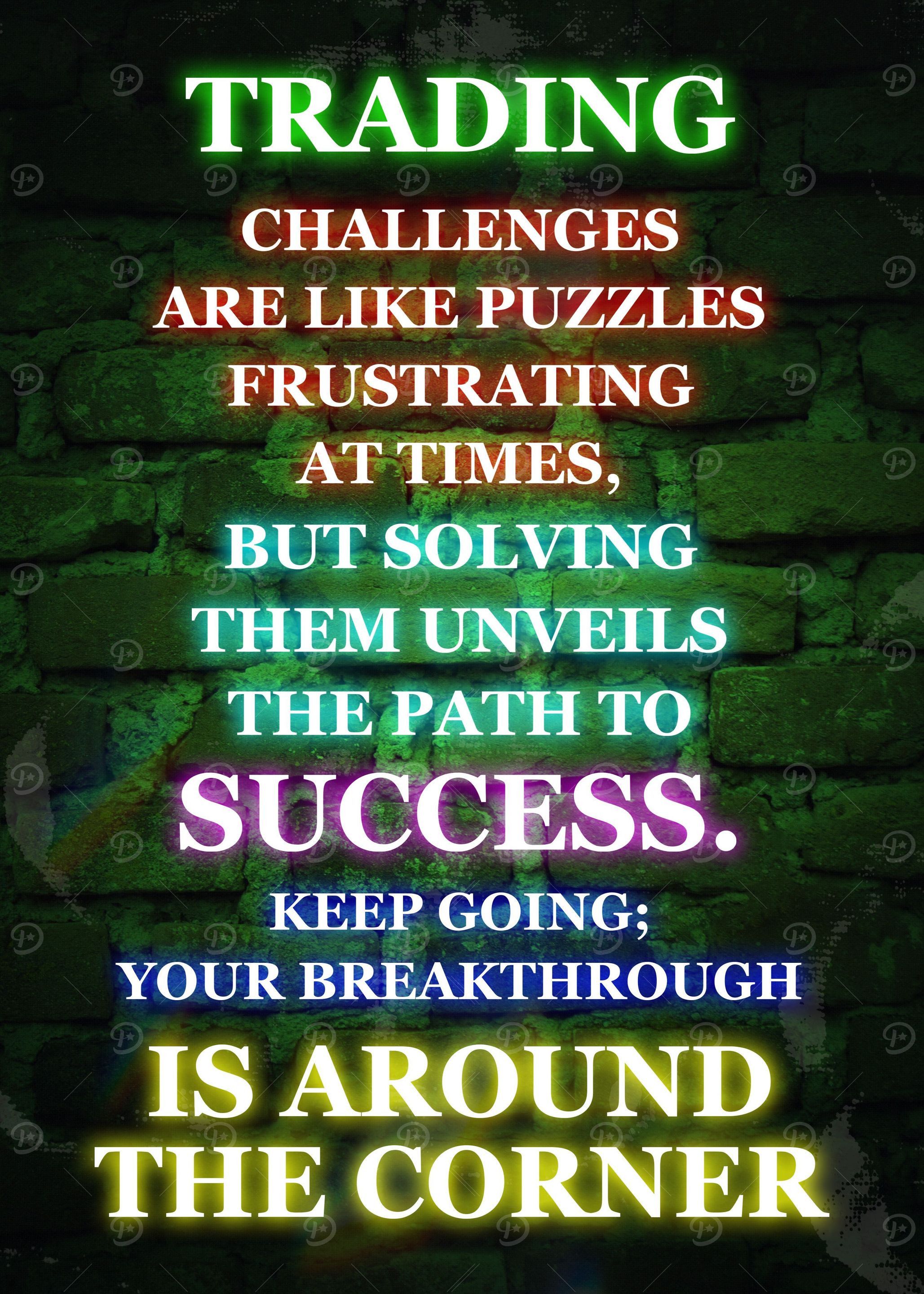 Trading Is Challenges