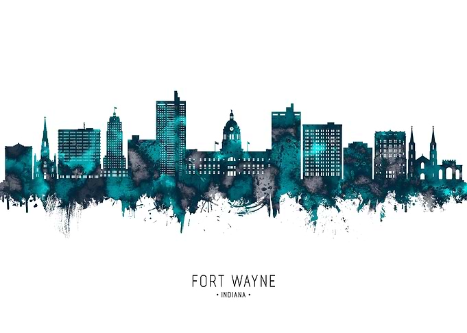 Fort Wayne Skyline