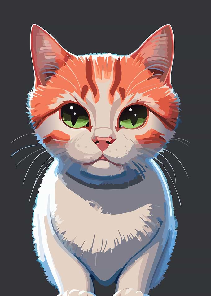 Green Eyed Cat