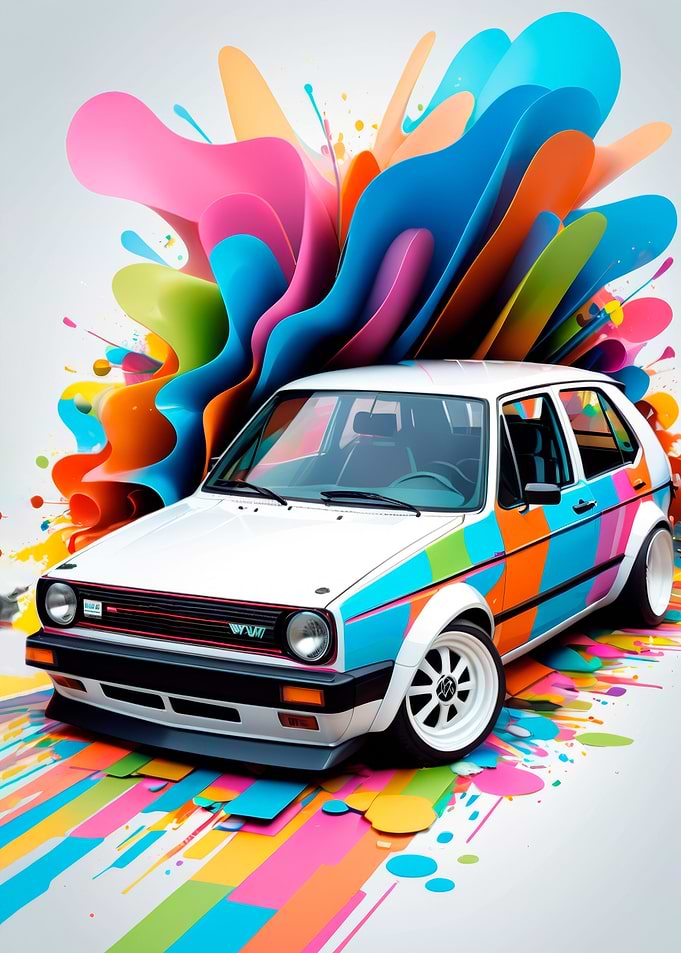 Volkswagen Golf 1 gti art