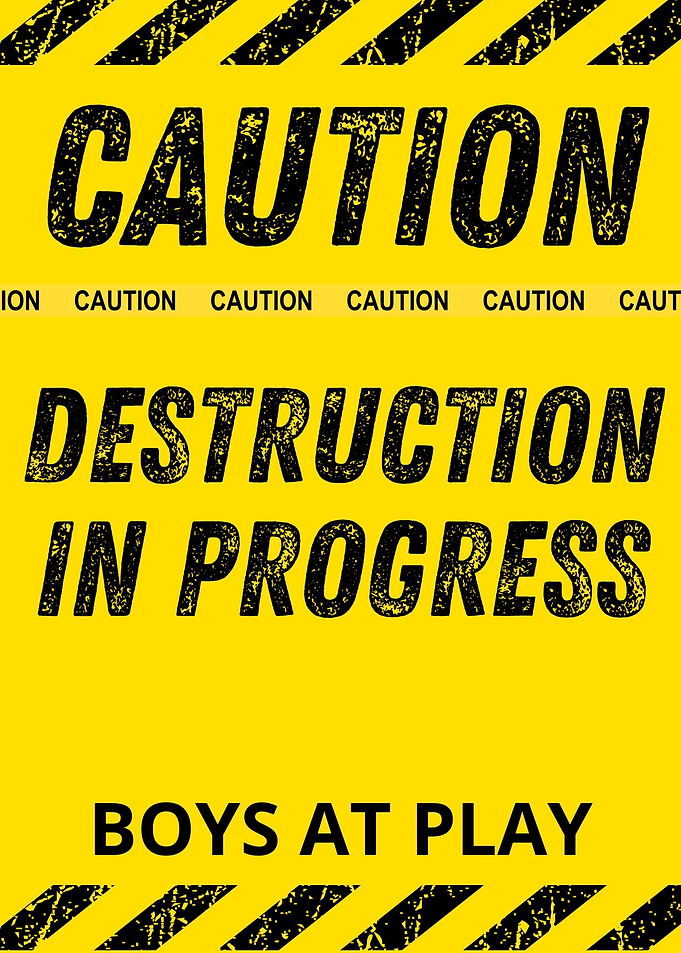 Caution kids room