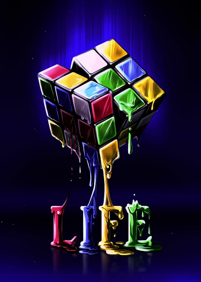 RUBICKS CUBE LIFE