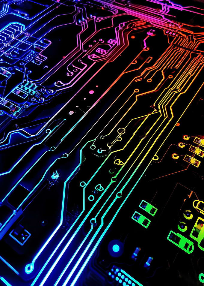 Futuristic Circuit Board