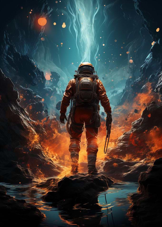 Astronaut Acrylic