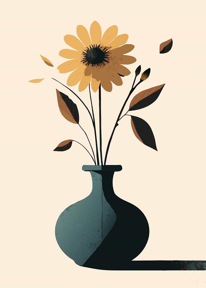 Still Life Flower and Vase