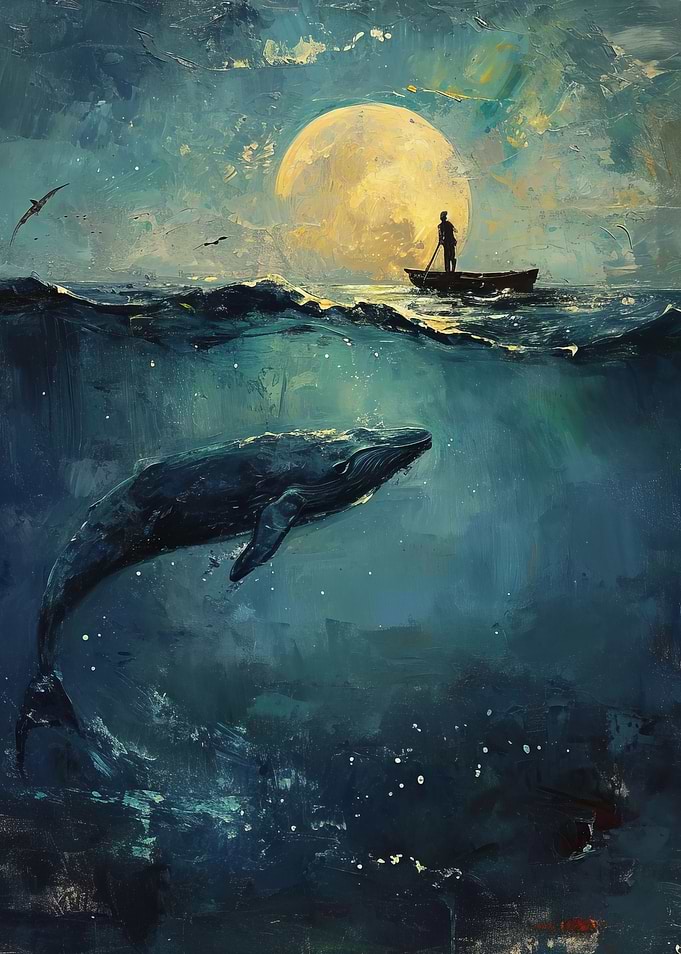 Moonlit Sea Journey