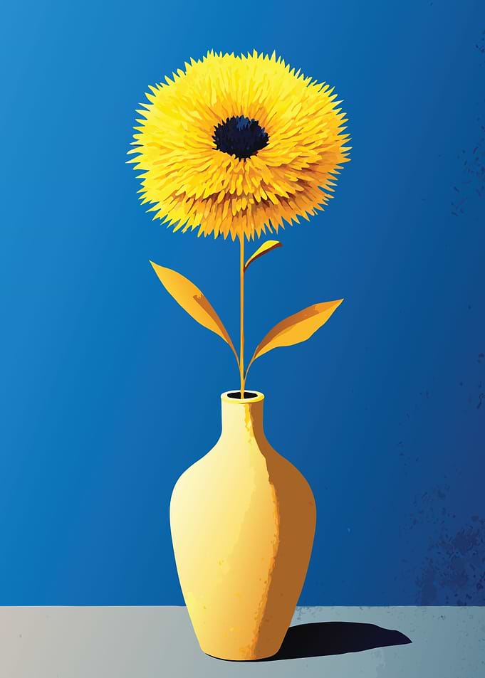 Still Life Flower and Vase