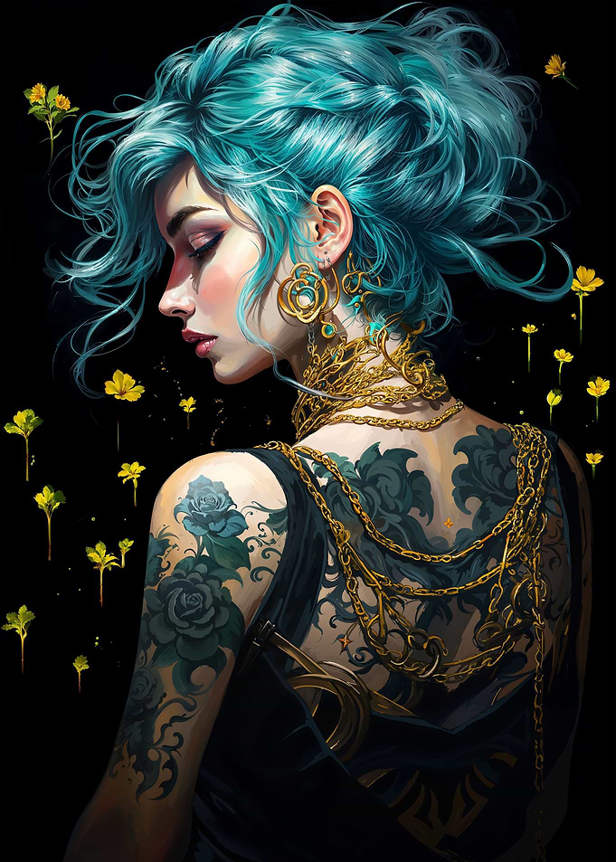 Cute Cyberpunk Girl
