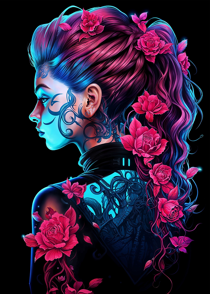 Cute Cyberpunk Girl