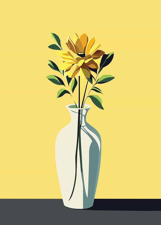 Still Life Flower and Vase