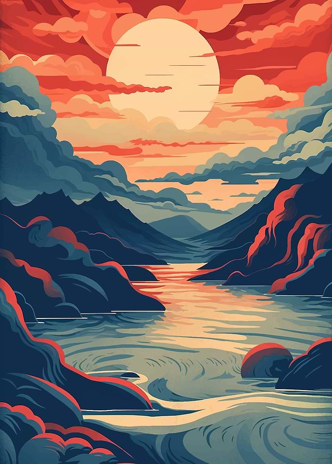 sunset view