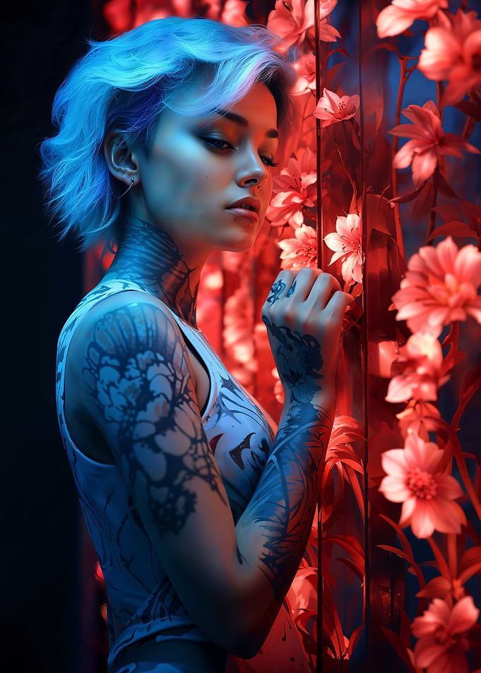 Cute Cyberpunk Girl