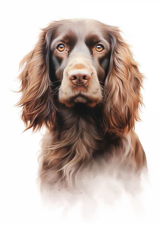 Field spaniel dog