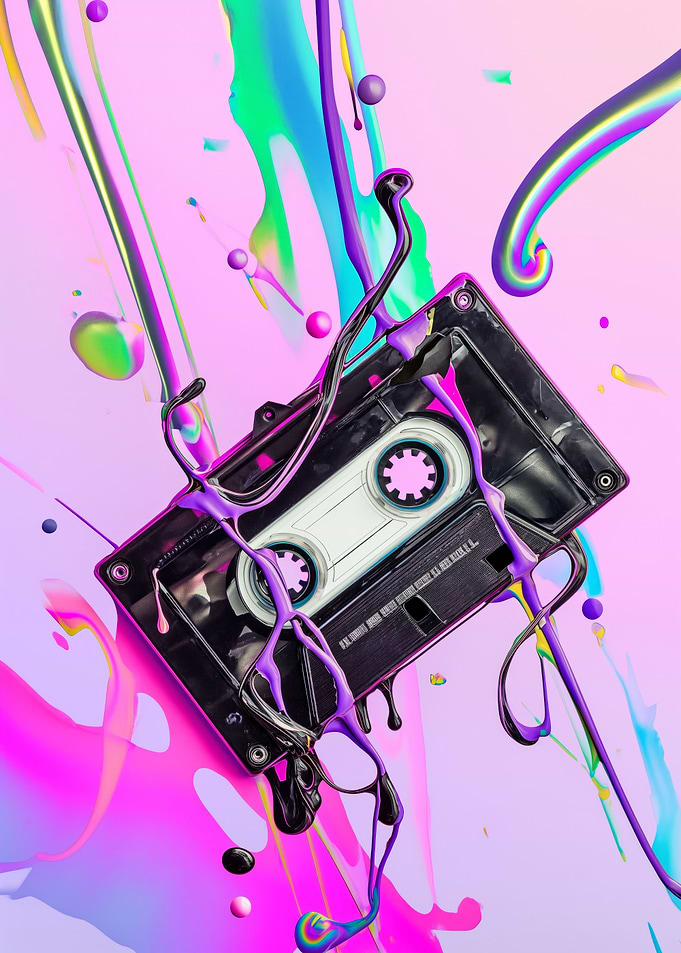 Melting Cassette Tape