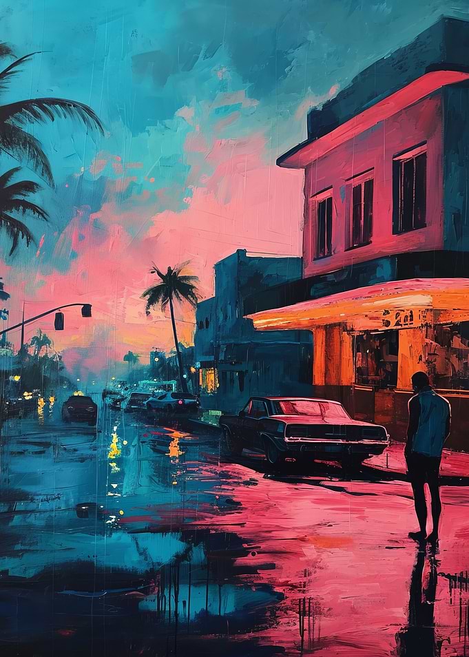 Sunset Cityscape