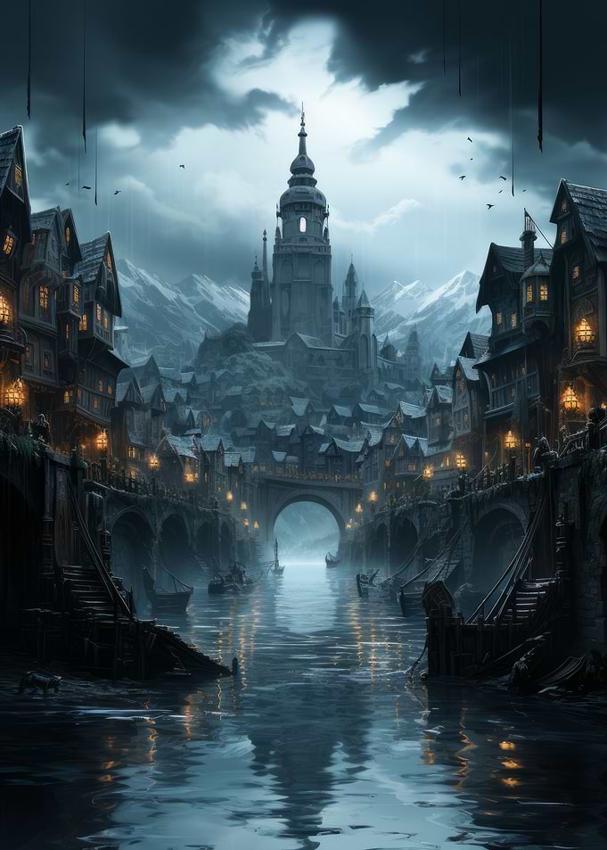 Dystopian Dawn Castle