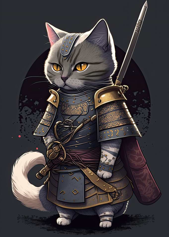 Samurai Cat