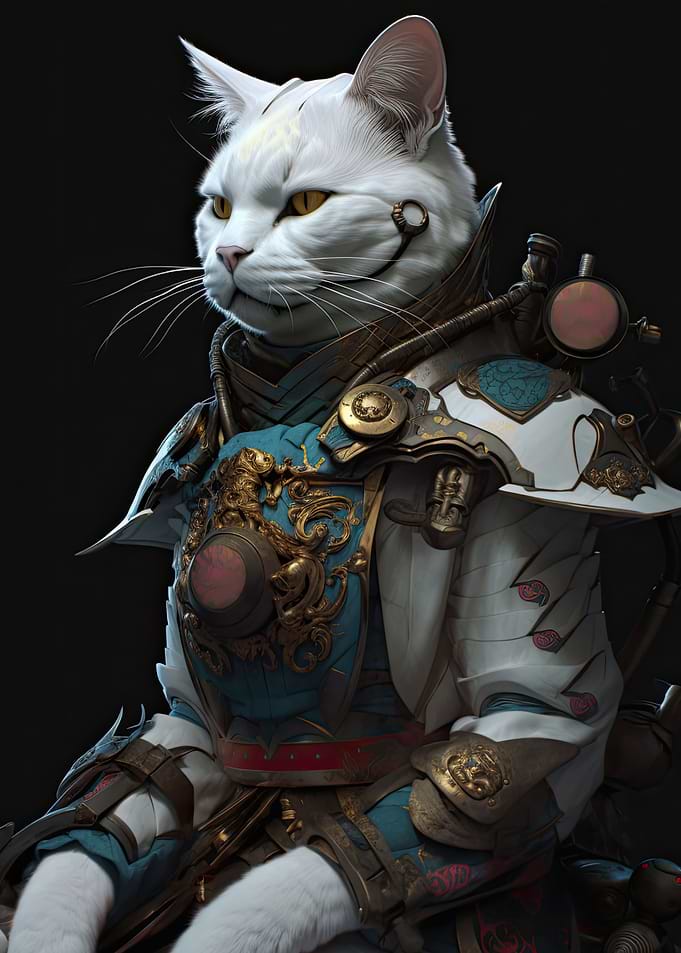 Samurai Cat