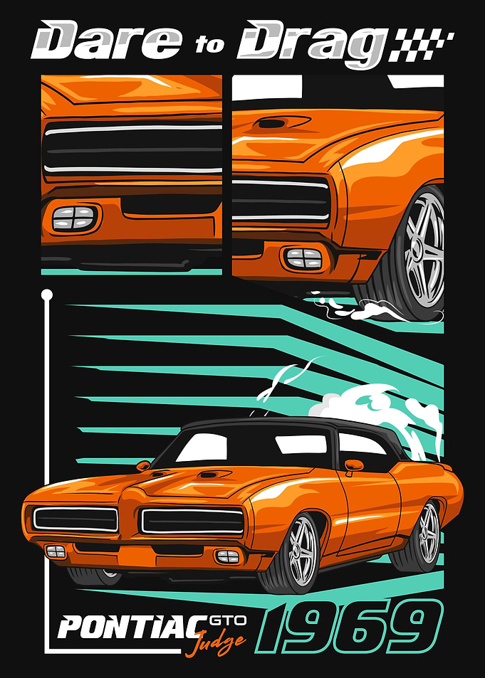 Vintage Judge Muscle Car