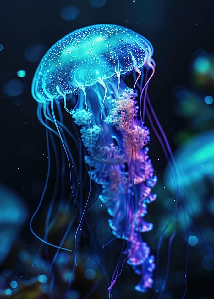 Blue Jellyfish