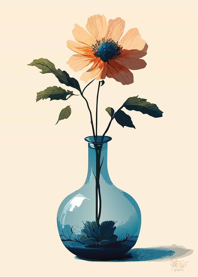 Still Life Flower and Vase