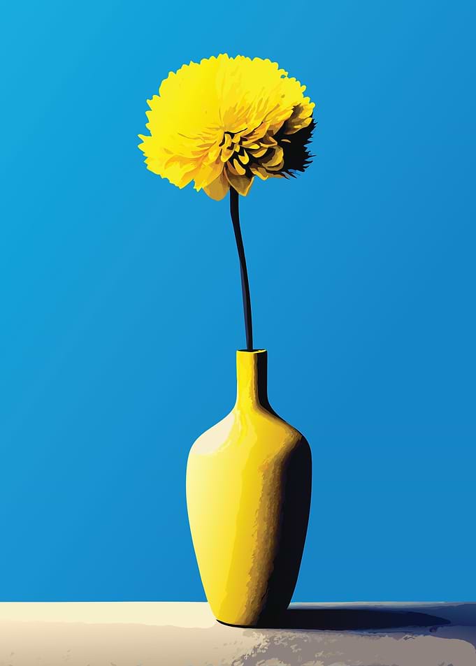 Still Life Flower and Vase