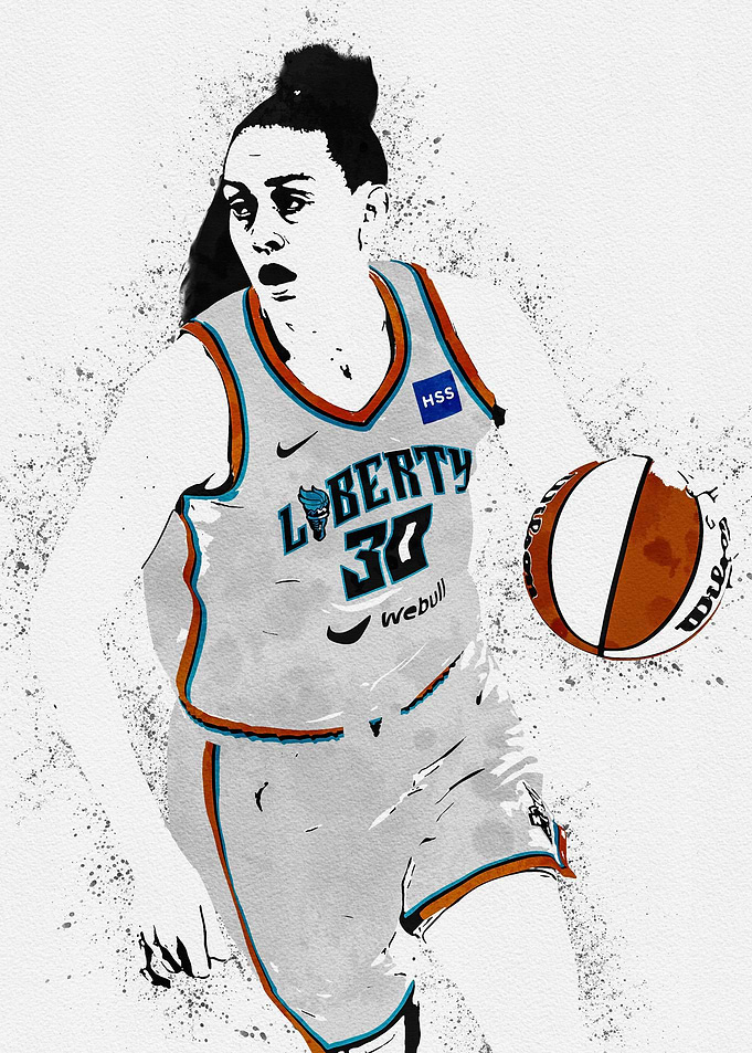 Breanna Stewart Painting