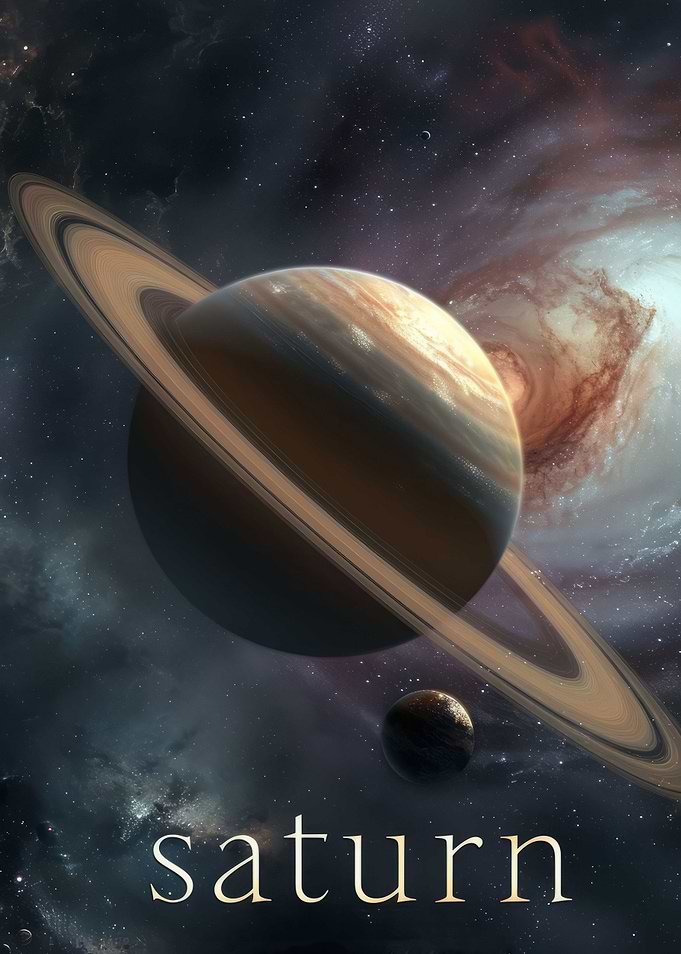Saturn in Galaxy Space