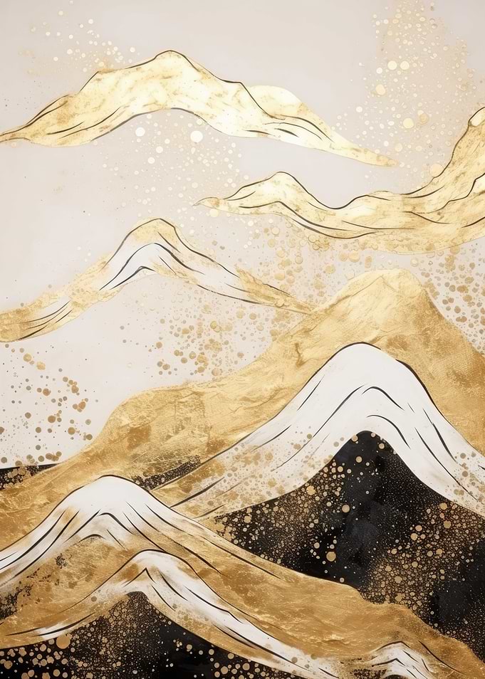 Abstract Gold Decor